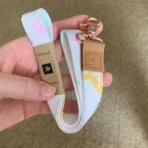 Butterfly Thread Wallet Lanyard